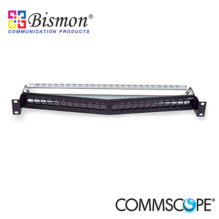 Commscope-Hi-D-Angle-Patch-Panel-UTP-STP-Without-jack